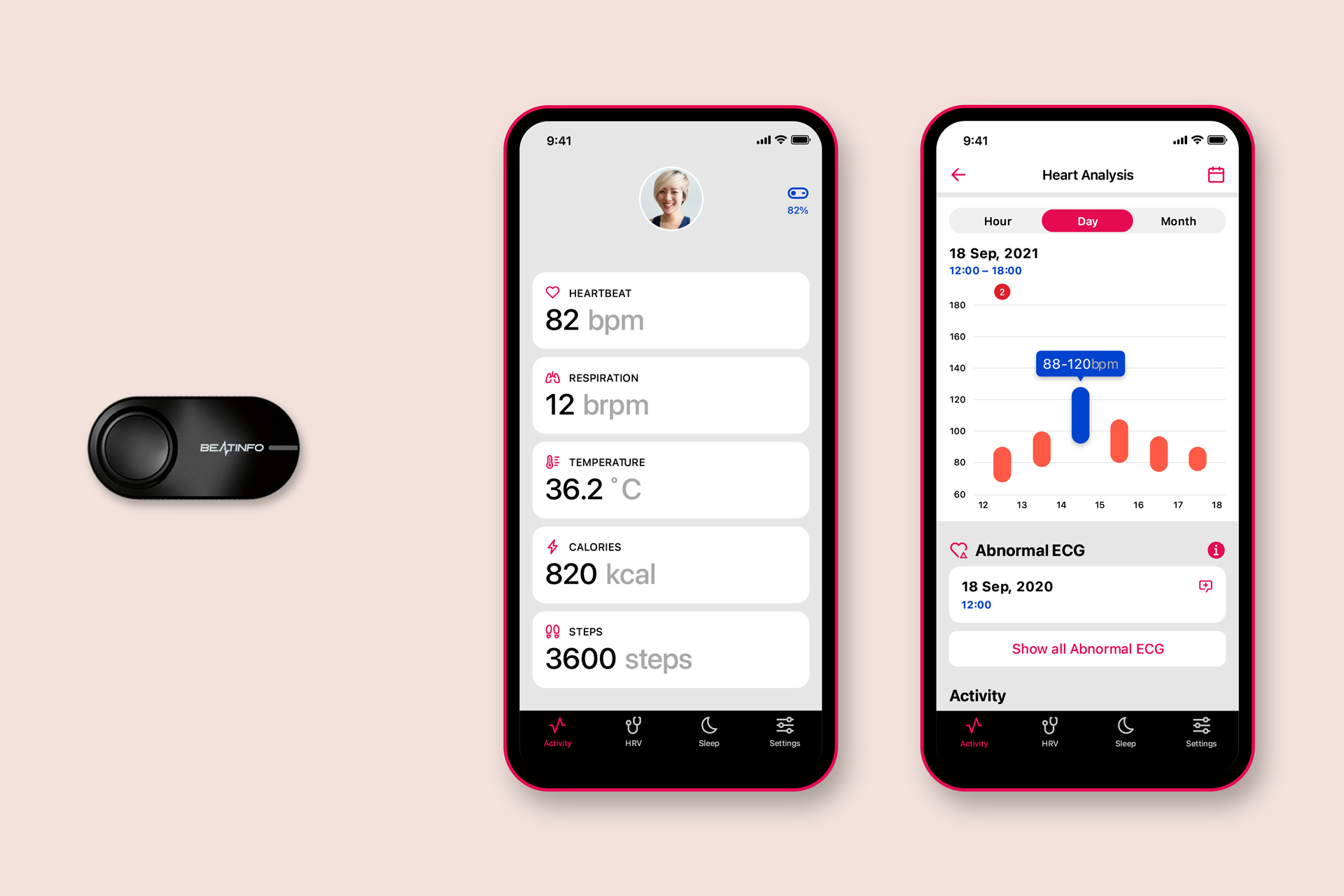 Beatinfo Health, UX, UI Design – Adolfo Monti