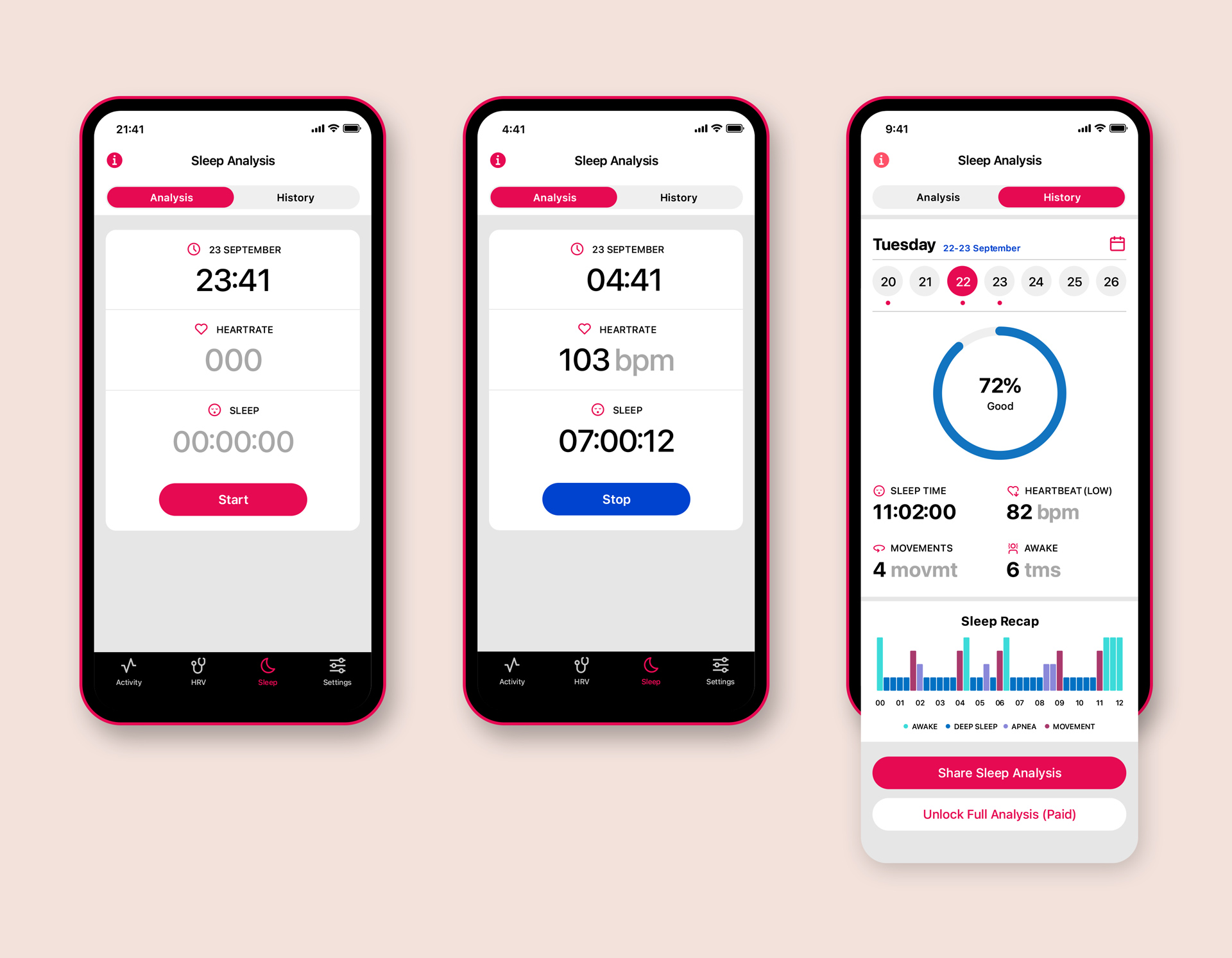 Beatinfo Health, UX, UI Design – Adolfo Monti