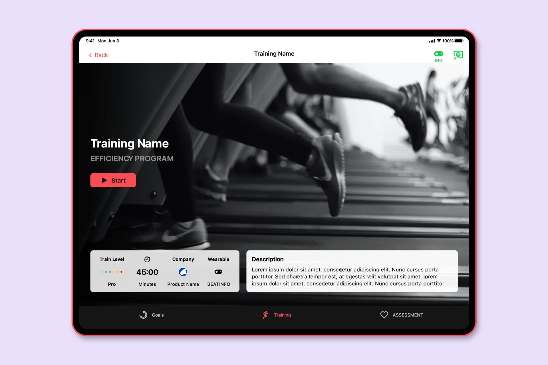 Intenza Workout Monitor App, UX/UI Design – Adolfo Monti