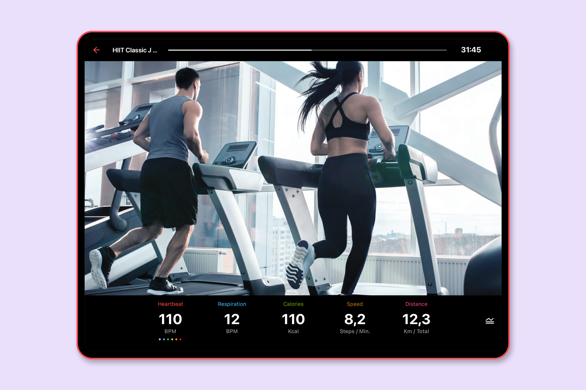 Intenza Workout Monitor App, UX/UI Design – Adolfo Monti